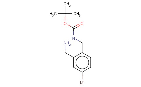 TERT-BUTYL 2-(AMINOMETHYL)-4-BROMOBENZYLCARBAMATE